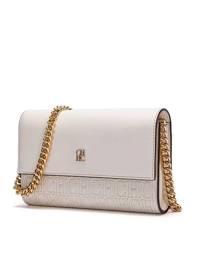CH CH CHCH Women's Shoulder Bag Exquisite Craftsmanship Fashionable Design Chain Shoulder Strap Design Multi-colour Available Classic Style - Image 1