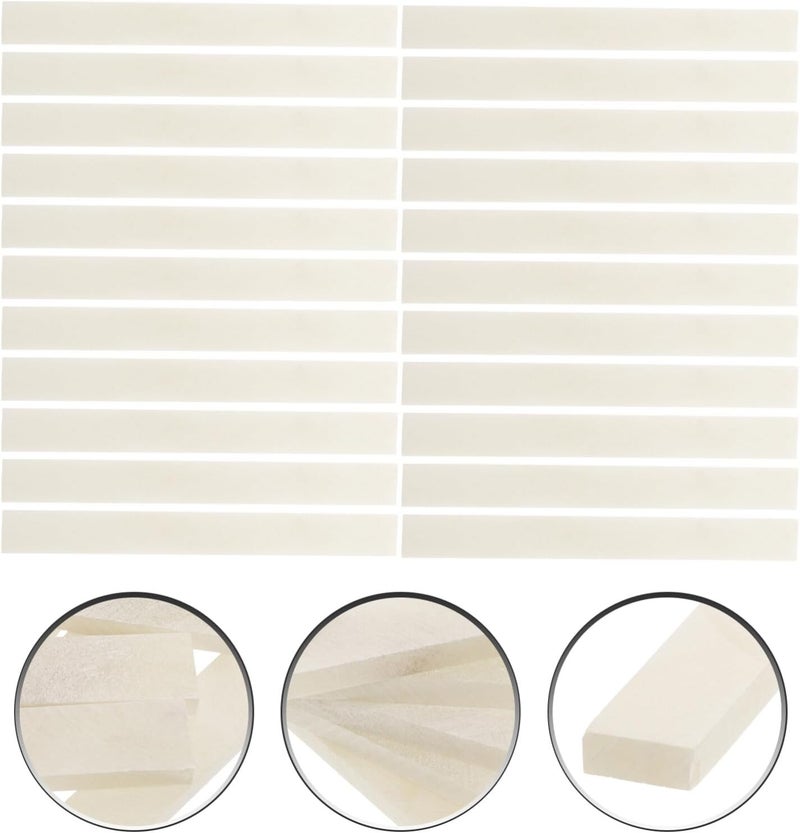 ARTIBETTER 18pcs Flat White Soapstone Pencils Soapstone Refills Professional Welding Chalk for Welders Marking Tools White 11.00X1.20X0.42CM - Image 4