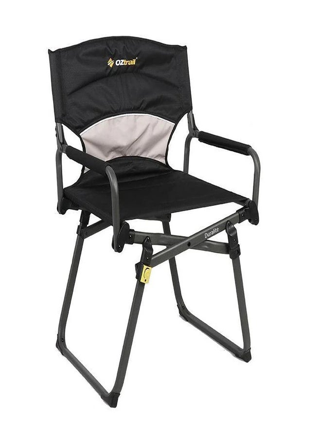 OZTrail - OZTrail By Adventure HQ | Duralite Directors Chair - Black - Image 1