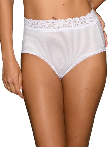 Vanity Fair Women's Flattering Lace Panties: Lightweight & Silky with Superior Stretch, White, 7 - Image 4