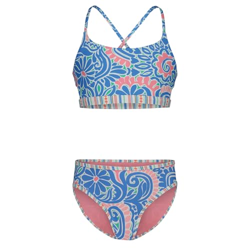 Roxy Girls' Two-piece Bikini Swimsuit Set, UPF 50+ Sun Protection, Quick-Dry Bathing Suit, Silver Lake Blue, 12 - Image 5