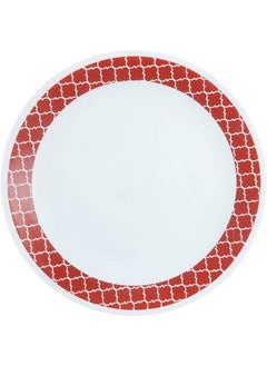 Corelle Set Of 6 Dinner Plate Crimson Trellis 1123681 10.25 inch  - Image 1