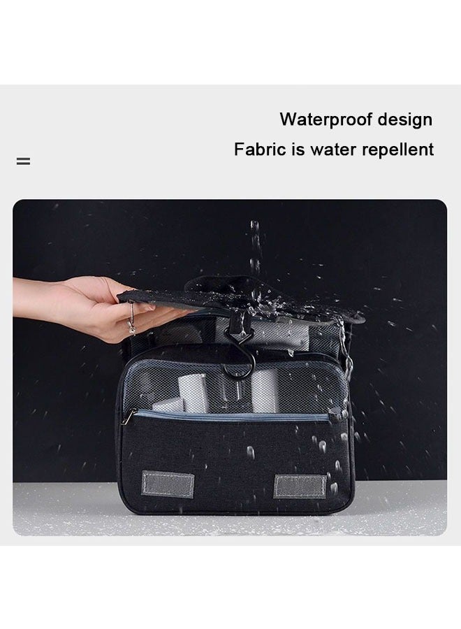 Travel Business Storage Bag For Men And Women On Business Trips Portable Large-Capacity Wash Bag Can Be Hung Dry And Wet Separation Wash Storage Bag Red - Image 5