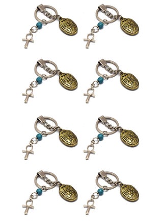 8 pieces of  immatgar pharaonic solid keychain Egyptian souvenirs gifts from egypt Authentic Pharaoh (Burnt Yellow with ankh key) - pzsku/ZDE28D1AE8D542E76F9BEZ/45/_/1716143550/0b67778e-fd83-480e-8dcd-cdefcb7f27cc