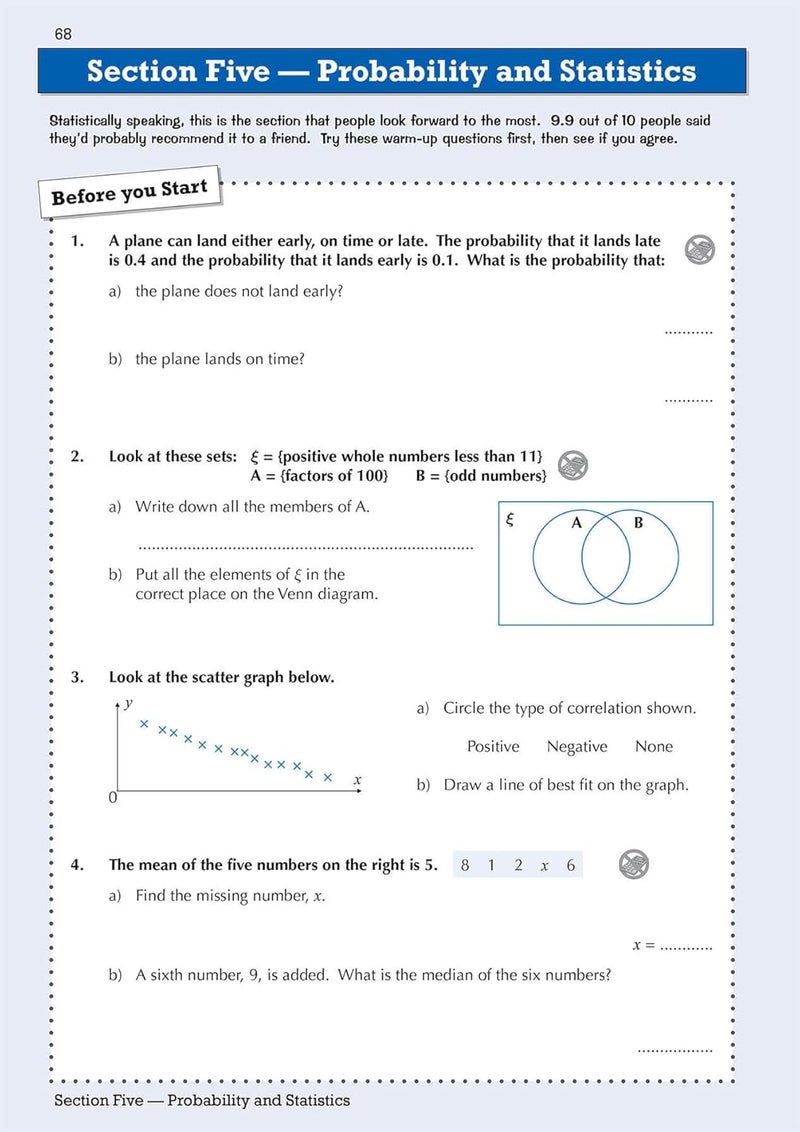 كتاب العمل المستهدف في الرياضيات للصف التاسع KS3 (مع الإجابات) - Image 4