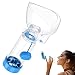 SAWOZU Inhaler Spacer for Kids and Adults Soft Fit Mask Portable and Lightweight Suitable for Home and Travel Nessi OTC Spacer BlueAdult - Image 1