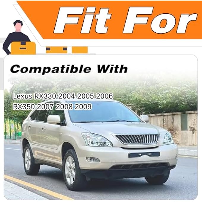 LEVANLIGHT Fog Lights Assembly Compatible Lexus Rx330 2004 2005 2006Rx350 2007 2008 2009 Fog Lights Lamps Driving Lamps WSwitchWiringBulb Clear Lens - Image 4