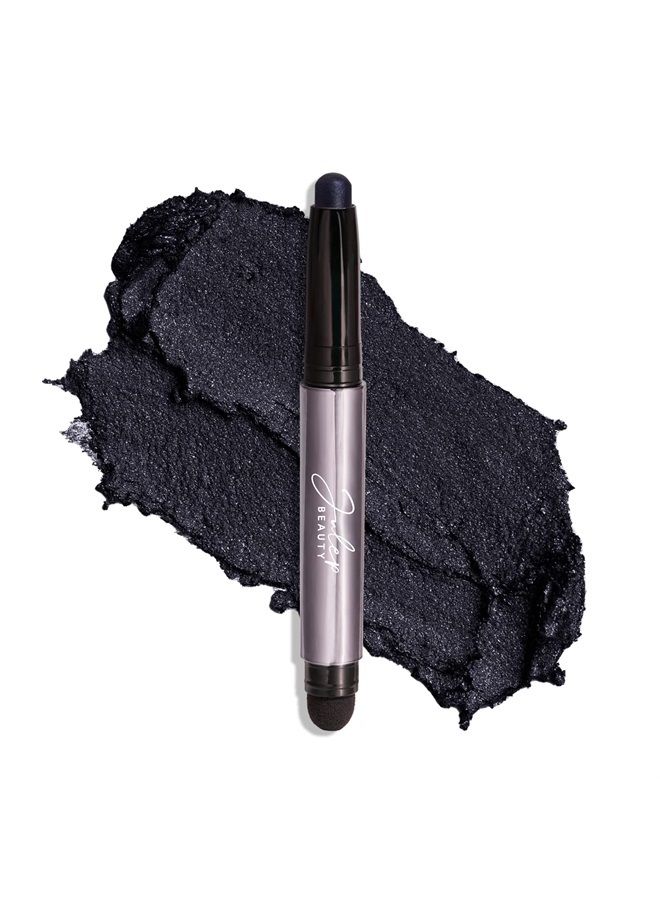 Julep Eyeshadow 101 Crème to Powder Waterproof Eyeshadow Stick, Midnight Blue Shimmer - Image 1