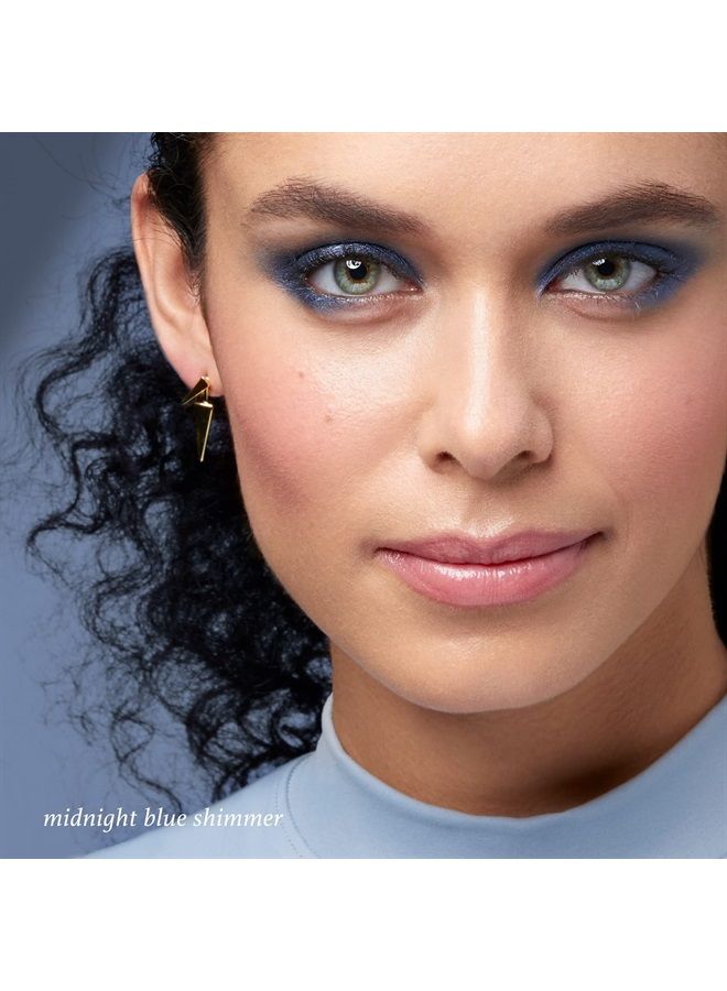 Julep Eyeshadow 101 Crème to Powder Waterproof Eyeshadow Stick, Midnight Blue Shimmer - Image 3