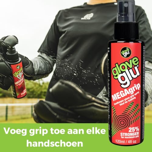 gloveglu MEGAgrip Glove Care System, 3-Step Goalkeeper Bundle, Gloveglu MEGAgrip, Glove Wash & Prepare, Glove Fresh, 3x120ml Glove Spray's - Image 5
