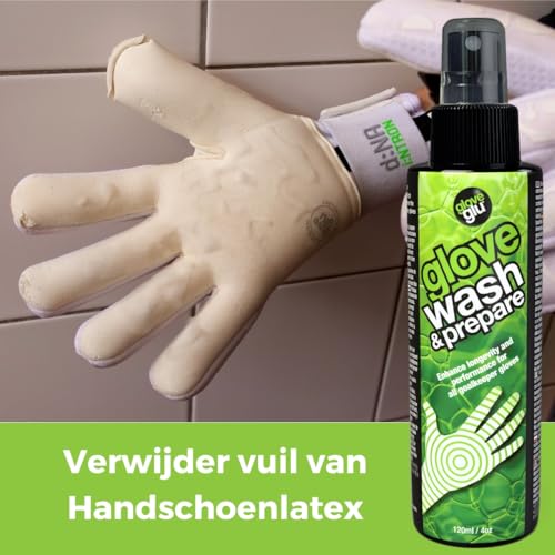 gloveglu MEGAgrip Glove Care System, 3-Step Goalkeeper Bundle, Gloveglu MEGAgrip, Glove Wash & Prepare, Glove Fresh, 3x120ml Glove Spray's - Image 3