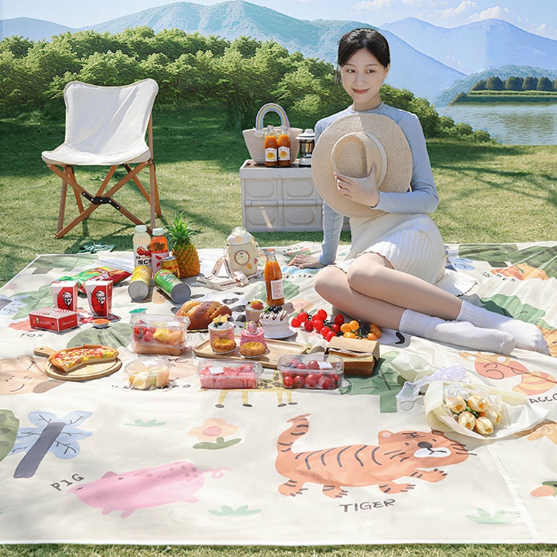 Etravel Easy Travel Mini Picnic Mat Pocket Portable Lightweight Outdoor Camping Picnic Waterproof Moisture-Proof Mat - Image 4
