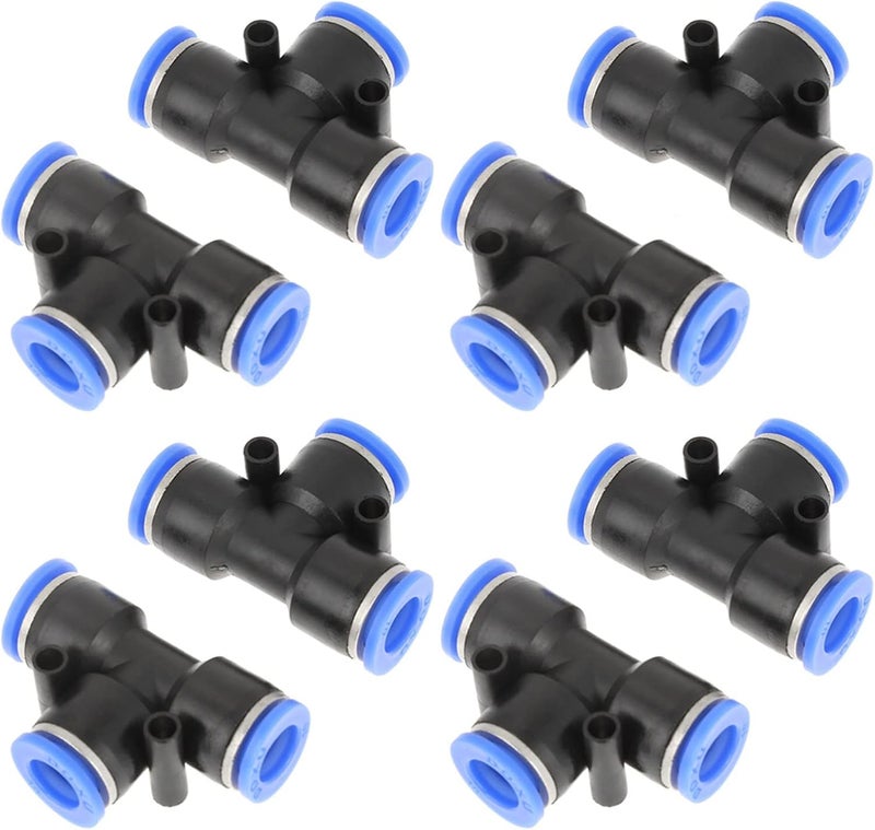 LiebeWH 10 Pcs Pneumatic Quick Connector, Pushin Design and High Pressure Air Line Fittings for 3/8 Inch 10mm Pneumatic Tools and Systems - Image 3