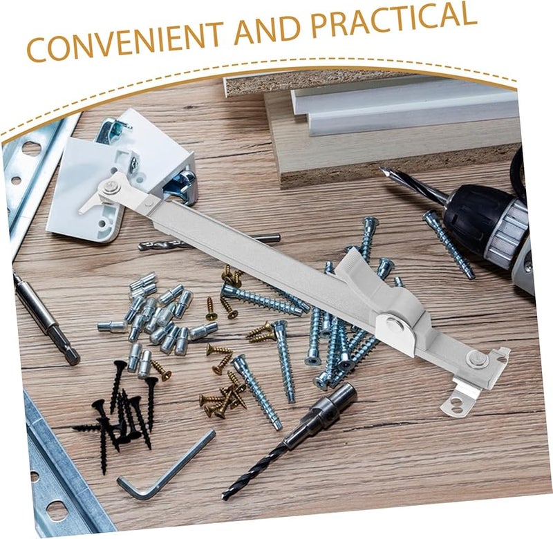 قضيب أمان النافذة التلسكوبي قضيب دعم النافذة المنزلقة قضيب تثبيت الرياح تعزيز الاستقرار - Image 4