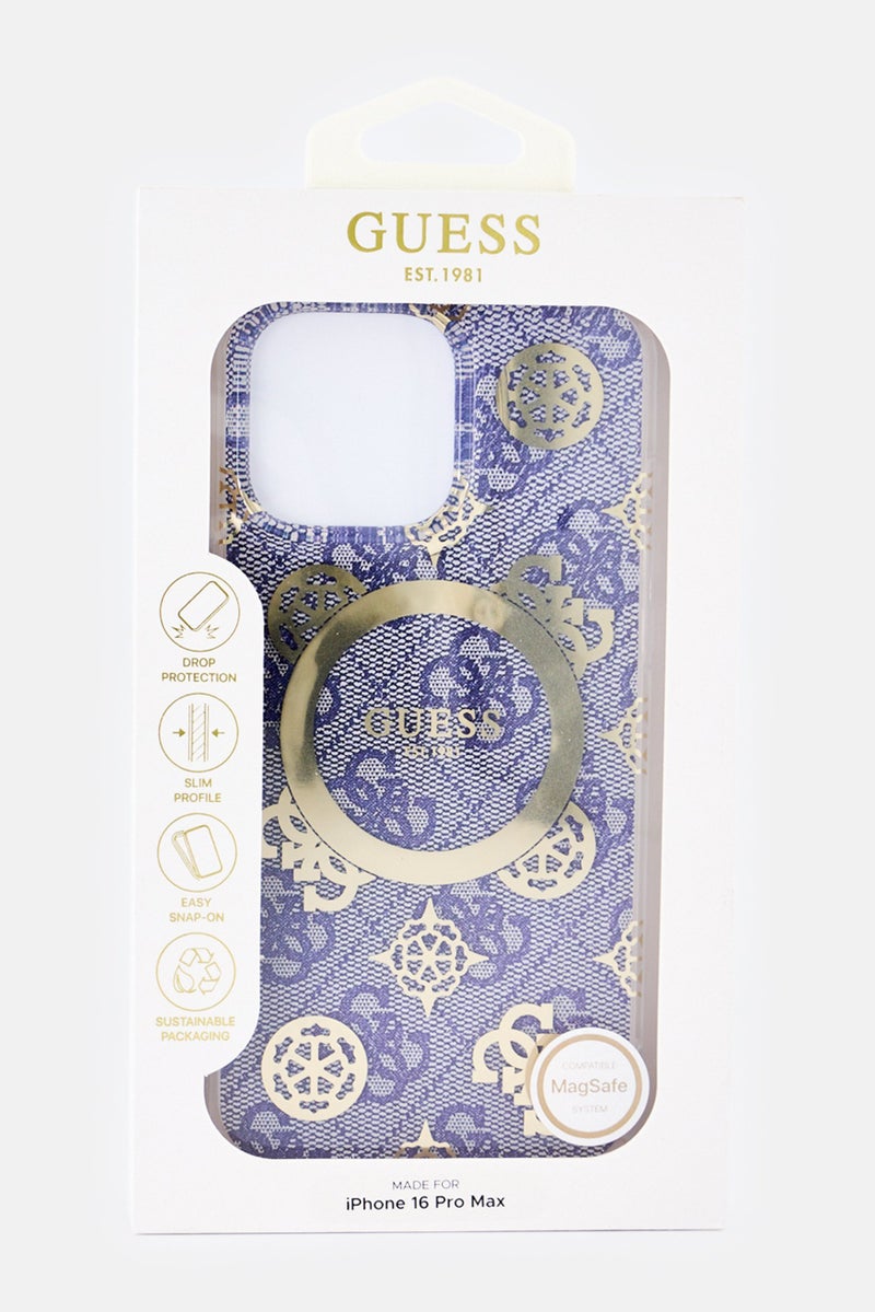 GUESS iPhone 16 Pro Max 4G Design Hard Case, Multicolor - Image 2