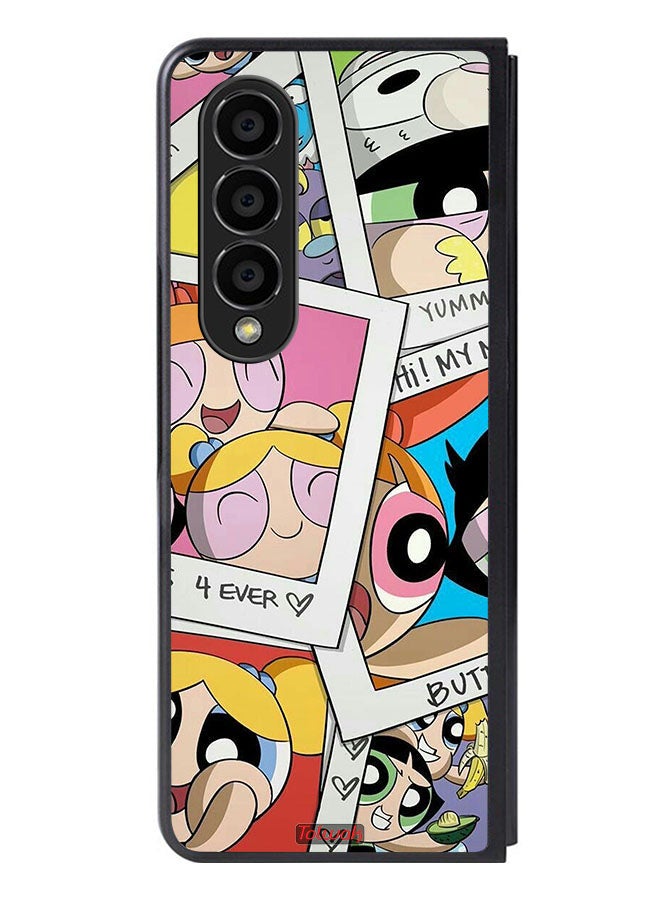 Tolwak Samsung Galaxy Z Fold 4 Protective Case Cover Sisters Forever - Image 1