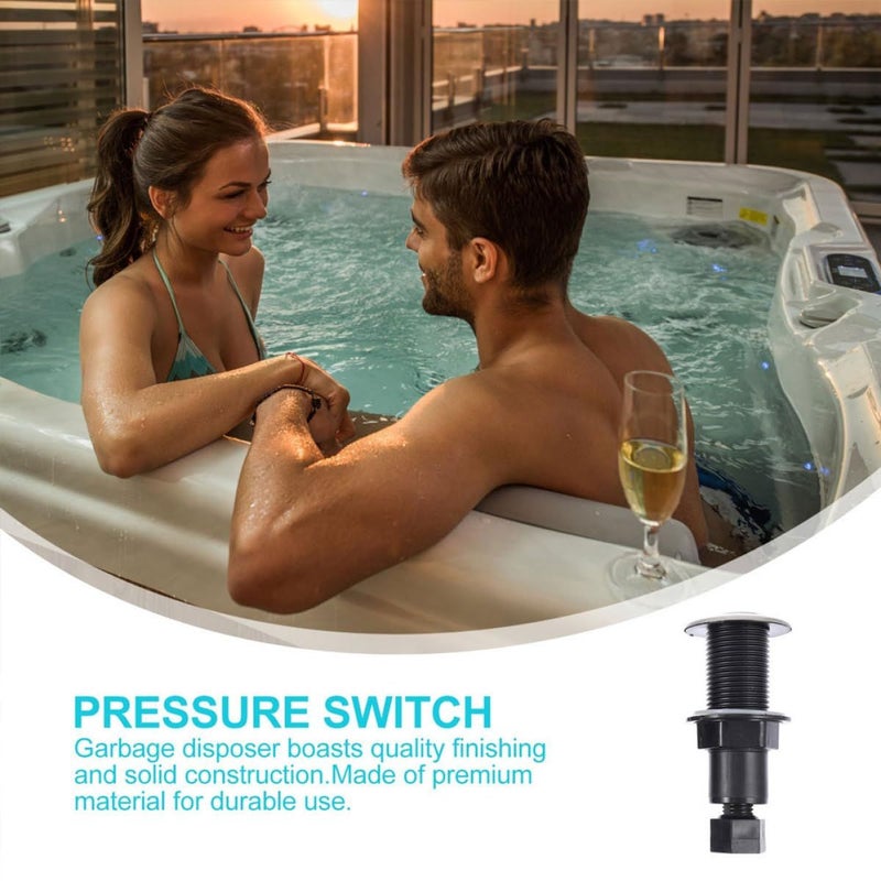 25 Mm Stainless Steel Pneumatic Air Push Button Switch For Garbage Disposal Bathtub Kitchen Sink Spa - Image 4