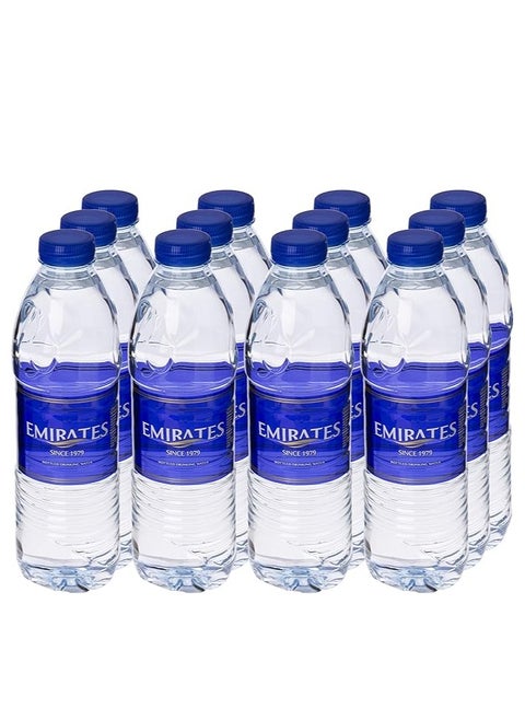 Emirates Bottled Drinking Water, 500ml Pack of 12