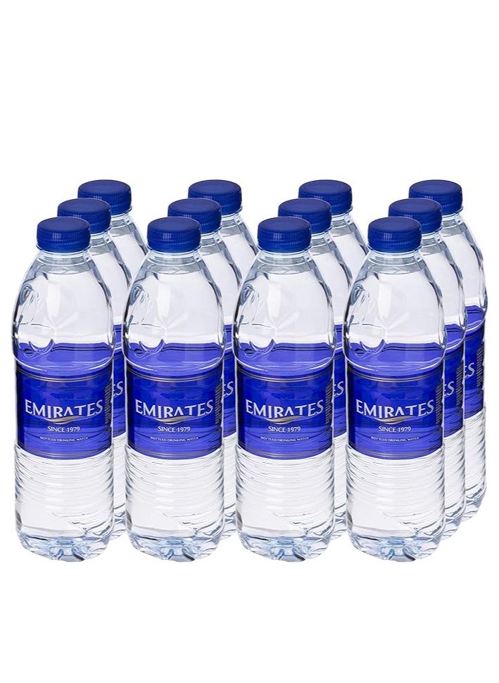 Emirates Bottled Drinking Water, 500ml Pack of 12