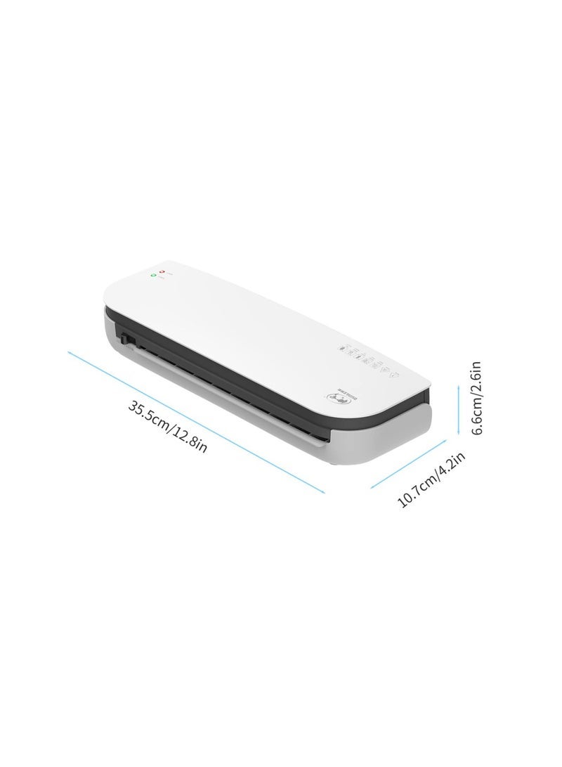 OSMILE SL289 Desktop Laminator Machine Set, A4 A5 A6 Size Hot And Cold Laminating Machine 2 Roller System 9 inches Max Width Suitabe for A4/A5/A6 Laminating Pouches for Home Office School Supplies - Image 2