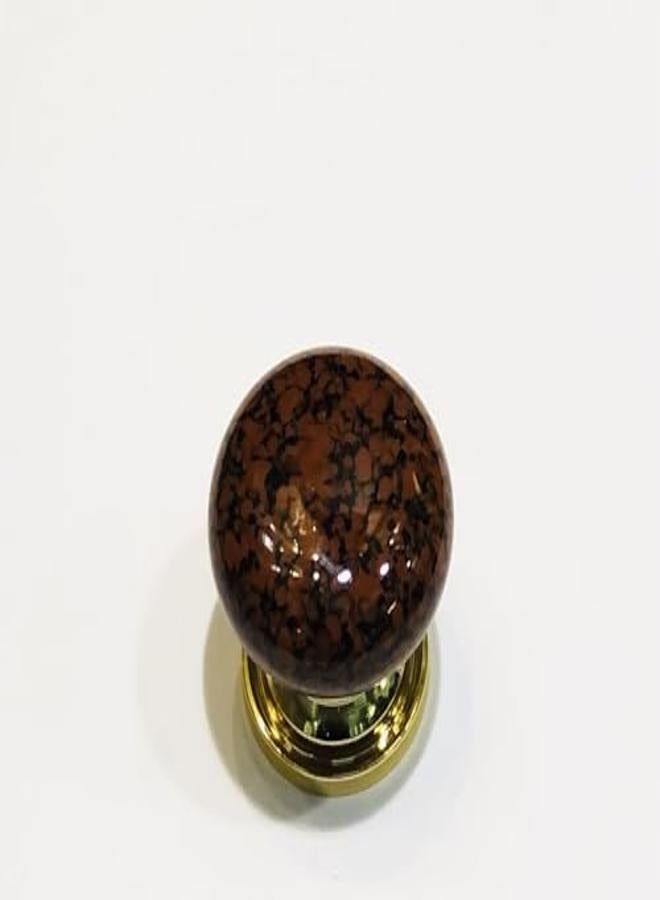 Kitchen And Cabinet Handle Button, Brown And Black Color, Brass, Granite Color, Brass Material, Made In Taiwan, Small Button - Image 2