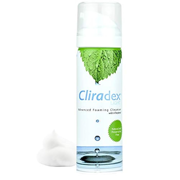 cliradex Foam - Gentle Eyelid Cleanser & Eyelash Conditioner | Daily Facial Cleanser & Safe Solution for Eyelid Hygiene - 1.5oz 4-Terpineol Formula - Image 1