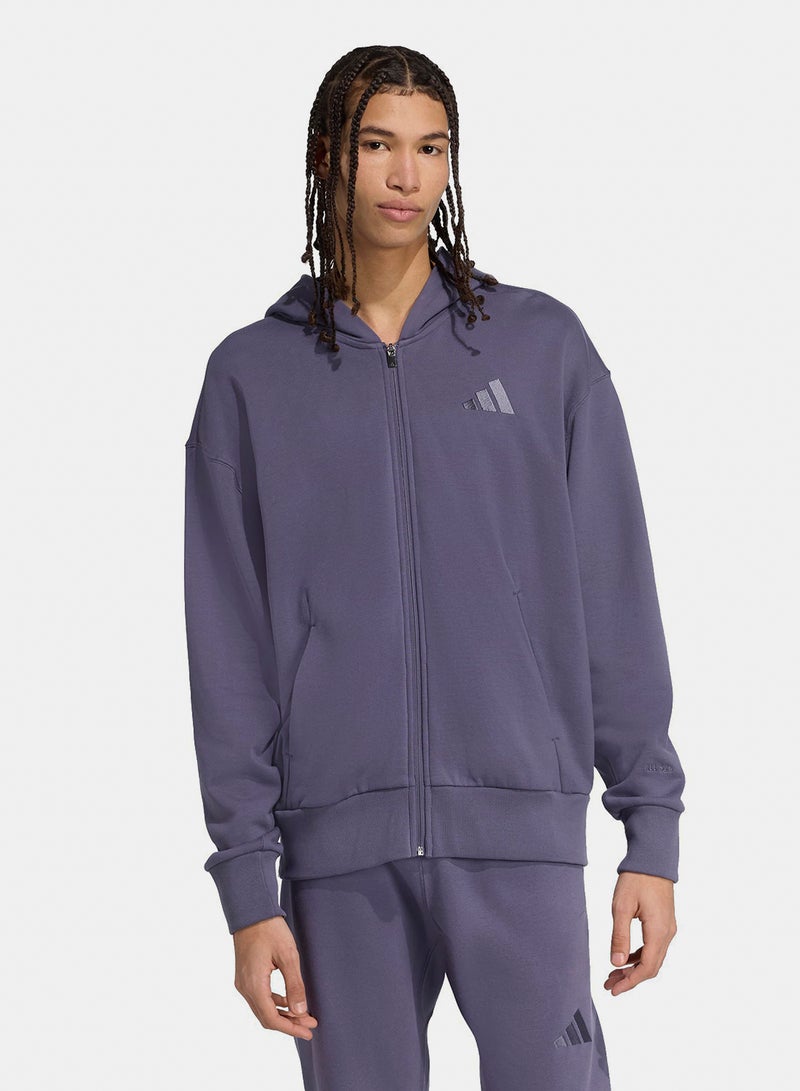 Adidas All Szn  Full-Zip Hoodie - Image 1