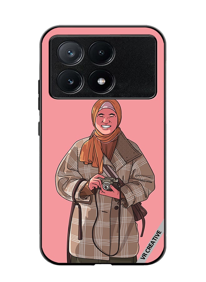 VR CREATIVE Protective Case Cover For Xiaomi Poco X6 Pro Happy Photographer Design Multicolour - Image 1