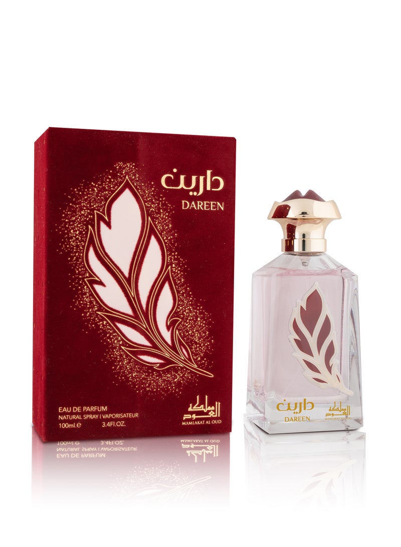 Mamlakat Al Oud Mamlakat Al Oud Dareen, Eau De Parfum - 100ml | Floral, Fresh, and Warm Fragrance for Women  - Image 2