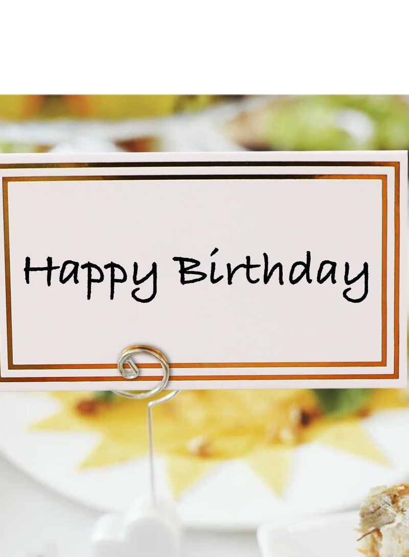 بطاقات مكان لبطاقات اسم مكان الطاولة، بطاقات اسم طاولة فارغة، مكان طاولة بطاقة مقعد، بطاقات اسم زفاف خيمة لإعداد الطاولة وحفلات الزفاف والأحداث وحفلات عشاء عيد الميلاد - Image 4