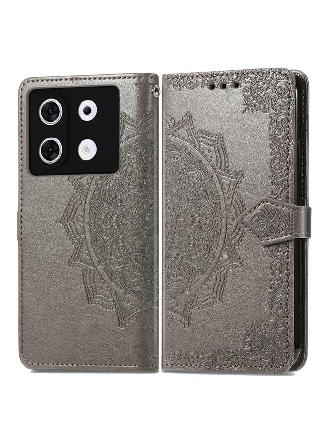 S-TOP Case For Infinix Zero 30 4G Mandala Flower Embossed Leather Phone Case - Image 2
