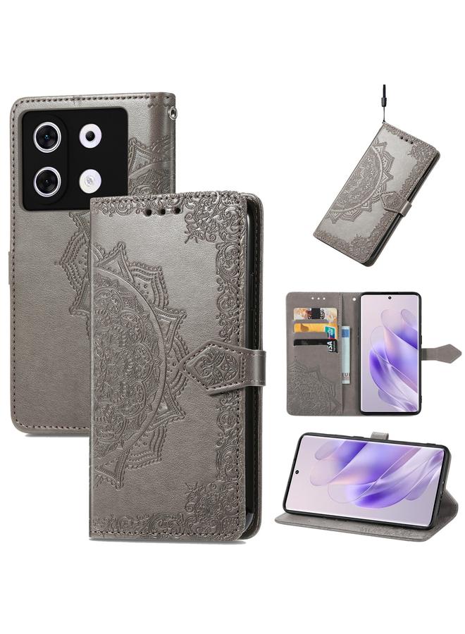 S-TOP Case For Infinix Zero 30 4G Mandala Flower Embossed Leather Phone Case - Image 1