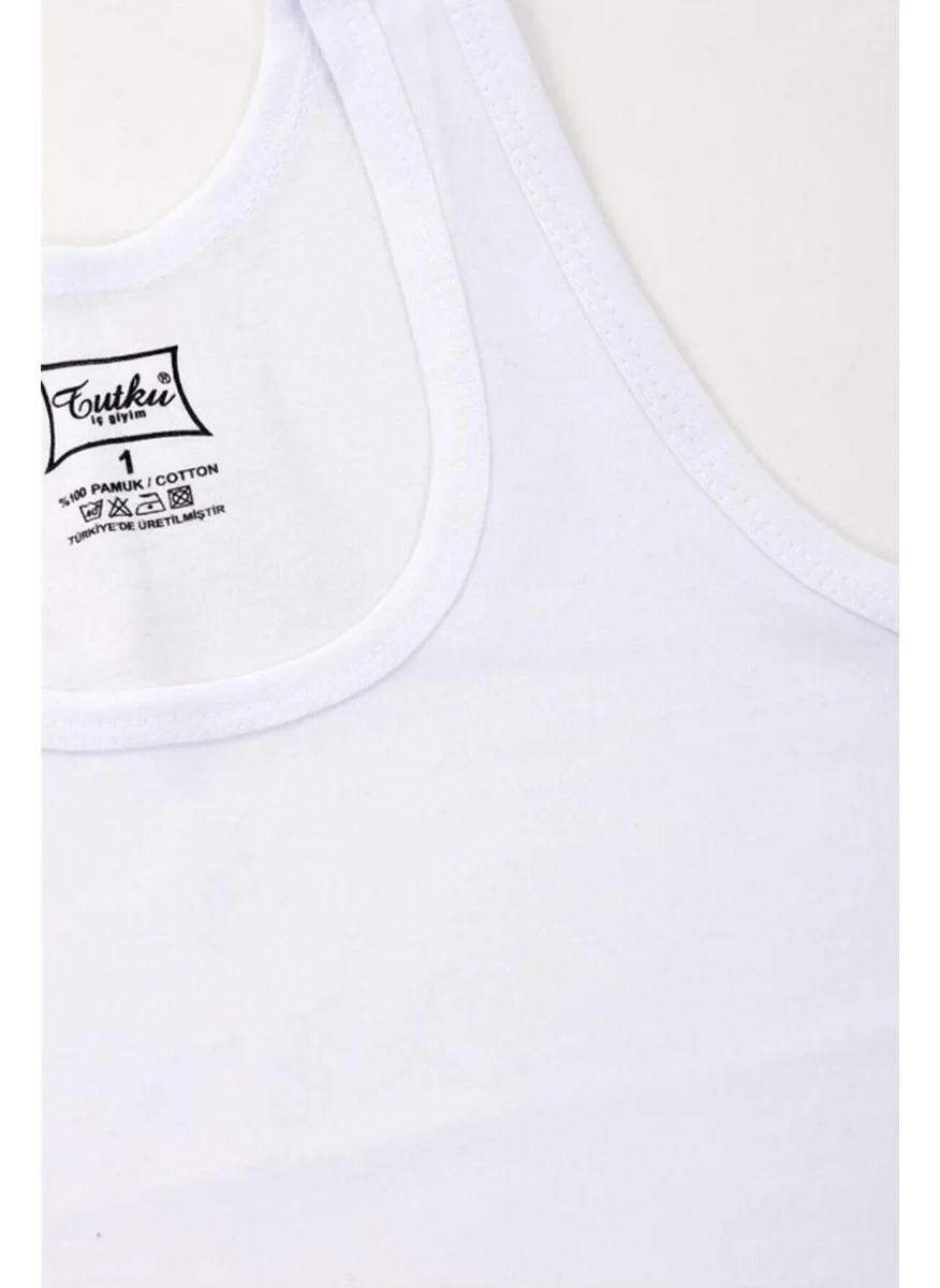 Tutku Boy's Undershirt 6-Pack White