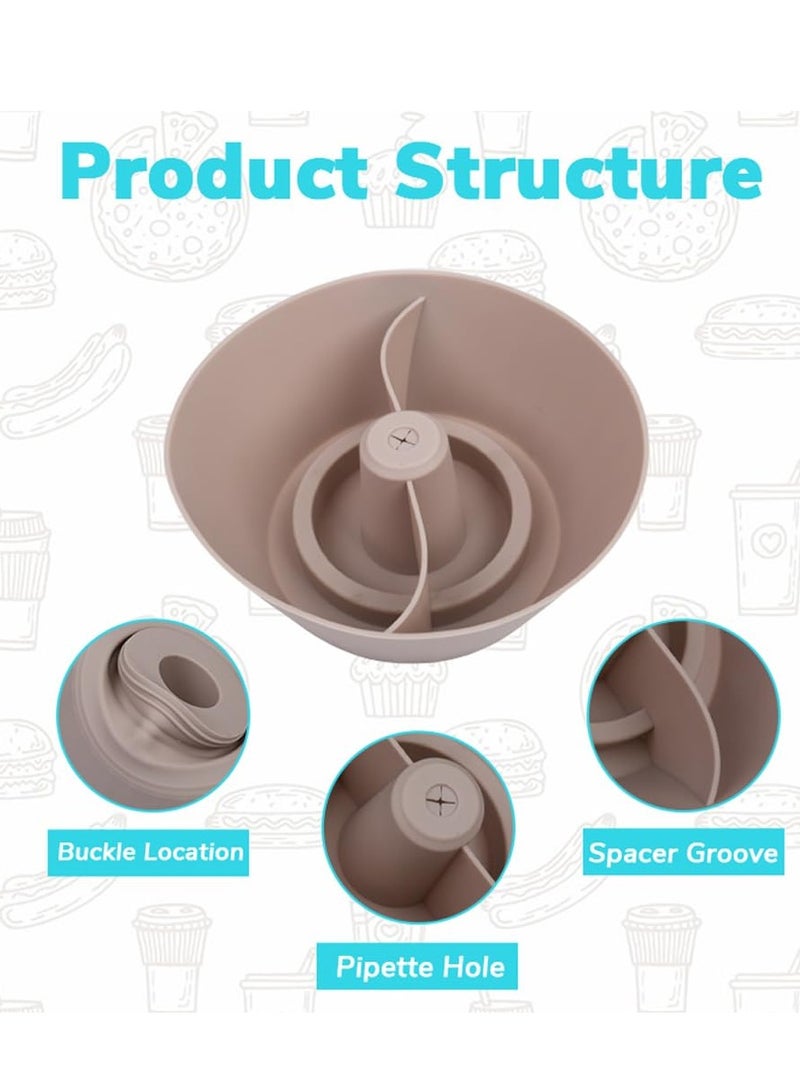 SYOSI Stanley Snack Cup, Snack Tray, Easy to Use, High Heat Resistant Reusable Snack Ring Silicone Snack Tray Compatible with 40oz Stanley Cup  - Image 3