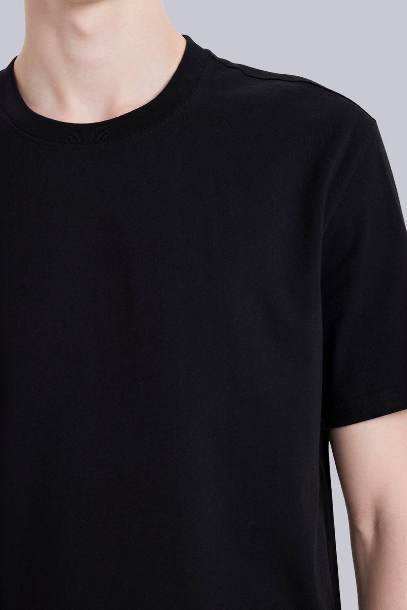 ديفاكتو تيشيرت بيزك سادة قطن - Image 4