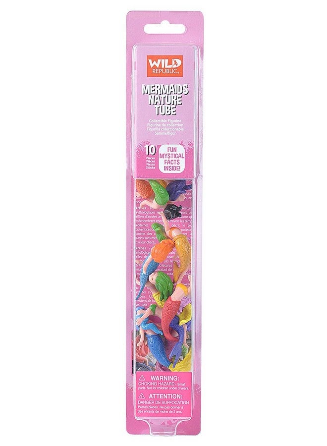 Wild Republic Mermaid Figurines Tube, Mermaid toys, Underwater, Sirens, Kids Gifts, 10-Piece - Image 2