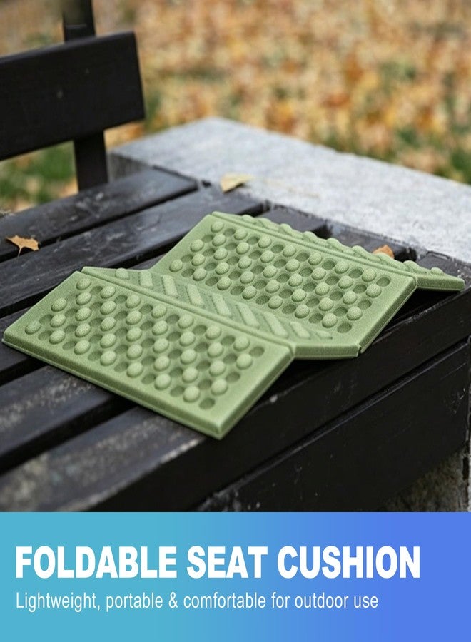 CoguZed Ultralight Foam Sit Pad Folding Hiking Seat Pad Portable Waterproof Camping Sitting Compact Backpacking Cushion for Adults and Outdoor Travel Green - Image 4