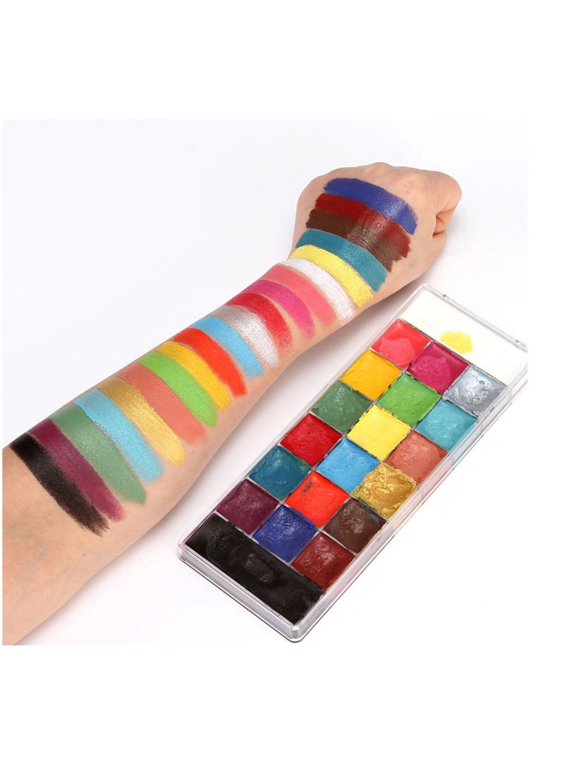 Velaurs 20 Colors Oily Face Paint Body Painting Stage Performance Makeup  - Image 5
