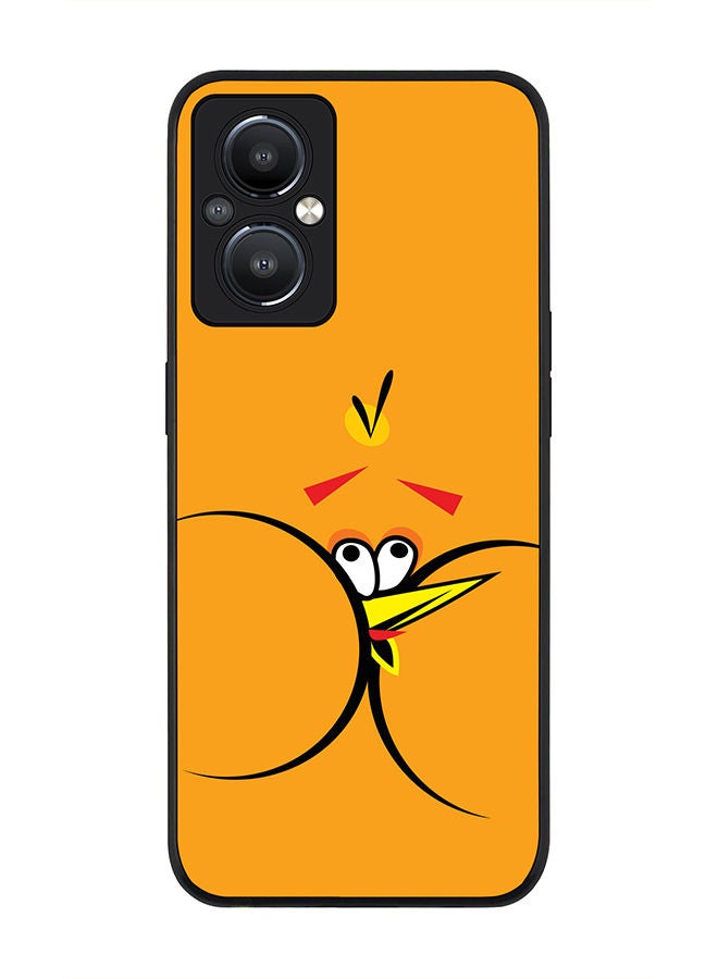 Stylizedd Rugged Black edge case for Reno8 Z 5G / Reno8 Lite 5G / Reno7 Z 5G Slim fit Soft Case Flexible Rubber Edges Anti Drop TPU Gel Thin Cover - Bubbles - Angry Birds - Image 1
