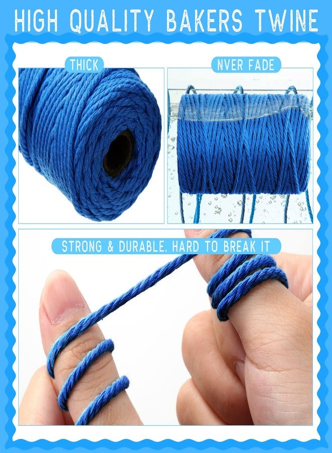 Kenning 32 Rolls Macrame Cord 4 Strand 3 MM x 1760 Yards Natural Cotton Rope Bulk Colored Cotton Craft Cord DIY Twine Colorful Macrame String for Knitting Gift Wrapping Wall Hanging(Colorful) - Image 3