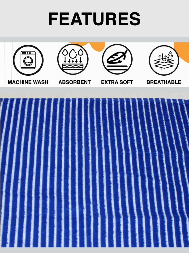 Athom Living مجموعة مناشف يد قطنية ناعمة من أثوم ليفينغ، فائقة الامتصاص وسريعة الجفاف 40x60 سم، عبوة من 6 - Image 3