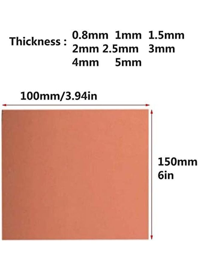 Pure Copper Sheet Metal Plate 2mm Thickness For Crafts And Handmade Materials - Image 3