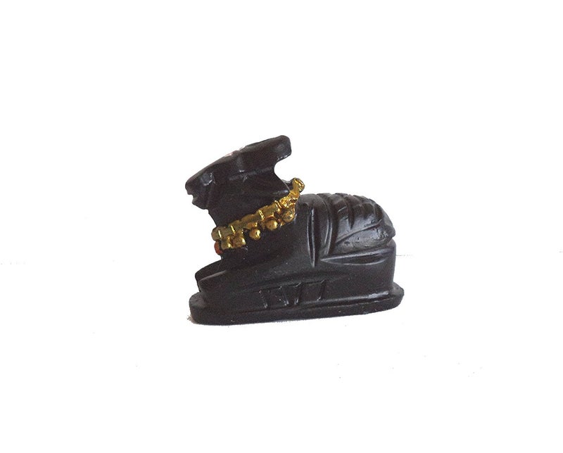 TEJ GIFTS Nandi Idol, Handcrafted Matt Finish Shiva's Cow Statue for Temple Puja & Home, Nandi Pindi Showpiece, Ideal Gift Item for Housewarming Black (Small) - Image 1
