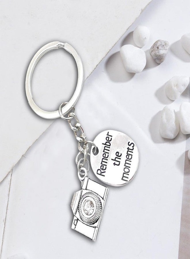 iMagitek 25 Pack Camera Keychains Photographer Keychain for Camera Lovers Remember the Moments Inspirational Gift for Photographers Photo Lovers Photo Club Gift - Image 3