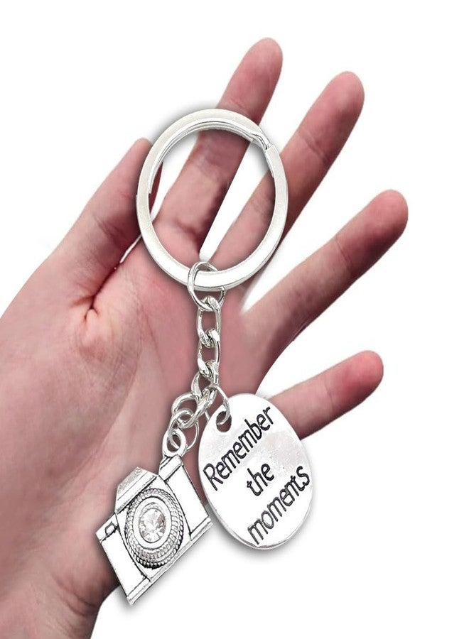 iMagitek 25 Pack Camera Keychains Photographer Keychain for Camera Lovers Remember the Moments Inspirational Gift for Photographers Photo Lovers Photo Club Gift - Image 2