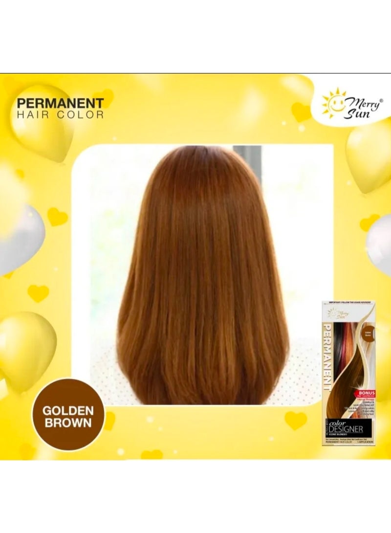 ميلاد سعيد صبغة شعر دائمة من ميري صن (بني ذهبي) - Image 1