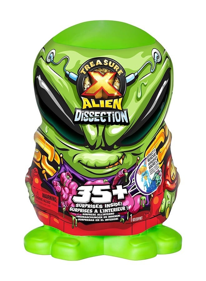 Treasure X Mega Alien Dissection with 35+ Surprises Inside | Dissect the 12" Tall Alien | Rescue 4 Alien Hunters | Discover Weapons - Image 2