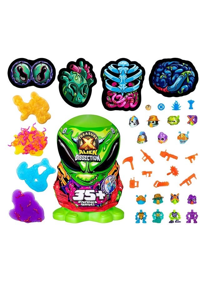 Treasure X Mega Alien Dissection with 35+ Surprises Inside | Dissect the 12" Tall Alien | Rescue 4 Alien Hunters | Discover Weapons - Image 5