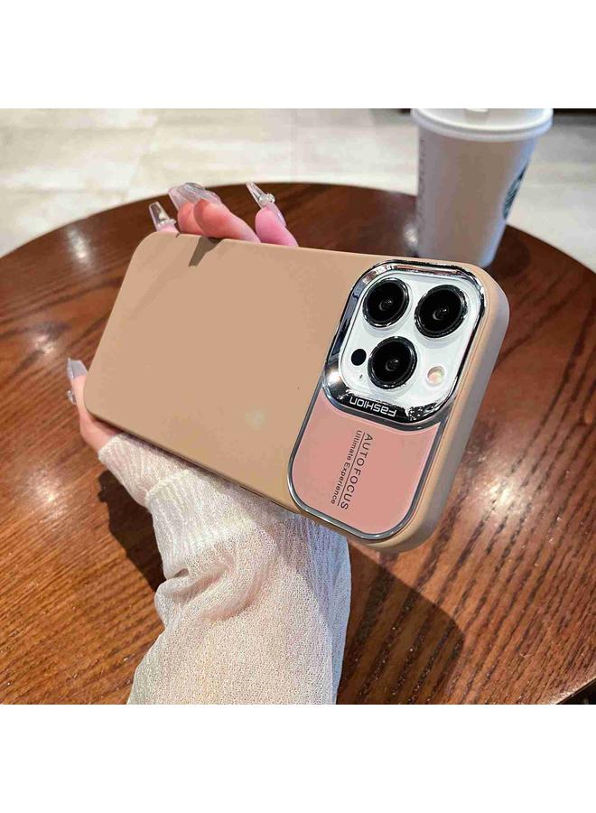 اس-توب جراب لهاتف iPhone 15 Pro Max مصنوع من السيليكون السائل وملمس الجلد - Image 2