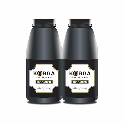 ProDot Kobra 3688 Laser Toner Powder Compatible with HP 35A, 36A, 88A, 78A, 83A, 85A & Canon 337, 912, 925 Toner Cartridges (Pack of 02) - Image 1